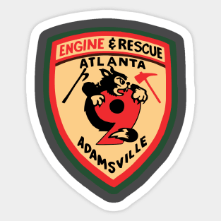 Atlanta Fire Station 9 Sticker